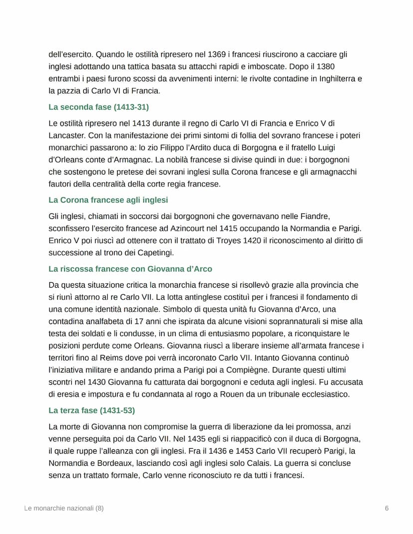 Le monarchie nazionali (8)
8.1 Continuità e fratture fra Stato e monarchie nazionali
Il Quattrocento fu il secolo del rafforzamento delle gr