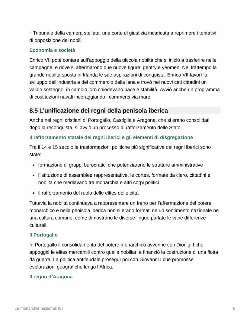 Le monarchie nazionali (8)
8.1 Continuità e fratture fra Stato e monarchie nazionali
Il Quattrocento fu il secolo del rafforzamento delle gr