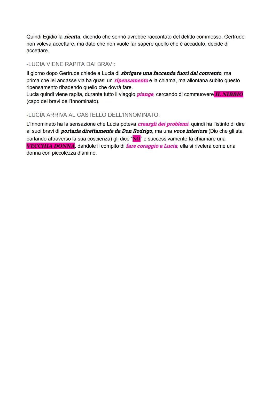 # CAPITOLO 20

-DON RODRIGO CHIEDE L'AIUTO DELL'INNOMINATO:
Questo capitolo si apre con la descrizione del palazzo dell'Innominato, il quale