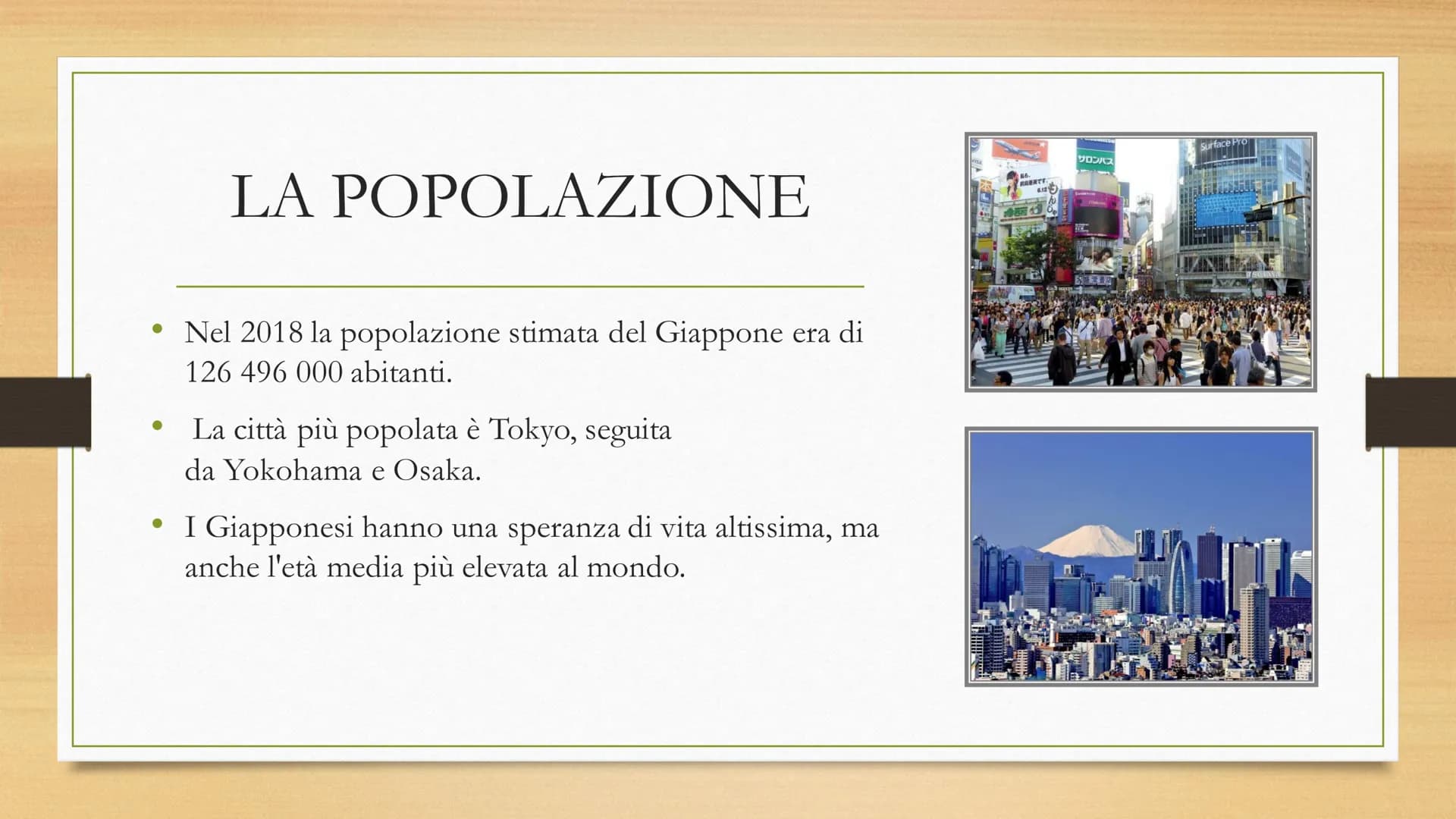 
<p>Il Giappone è un arcipelago vulcanico, costituito da oltre tremila isole. Le principali sono Hokkaido, Honshu, Shikoku e Kyushu e centos