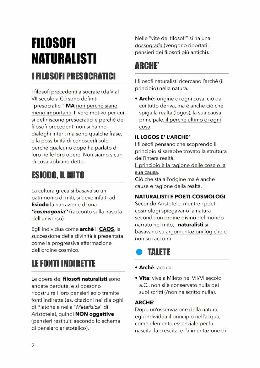 Riassunto verifica 1
LE ORIGINI DELLA
FILOSOFIA
• filosofia: sapienza che riguarda la
realtà.
• storia della filosofia: storia di come
nel t