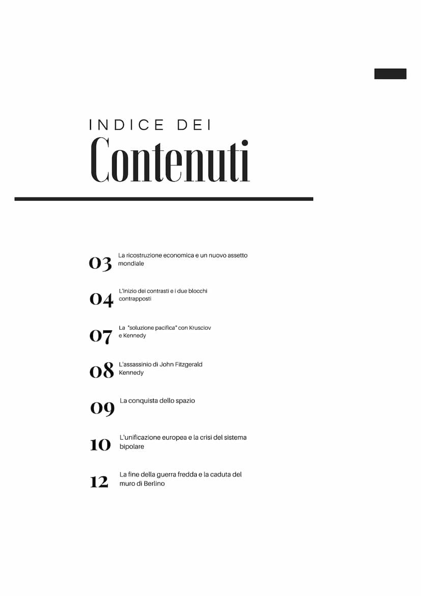 NUMERO 01
GUERRA FREDDA
MAY
CLARA CORNACCHIA
BERLINER-NOT-PROGRAMA
MARSHALL-PLAN-HILFE INDICE DEI
Contenuti
03
04
07
08
09
La ricostruzione 