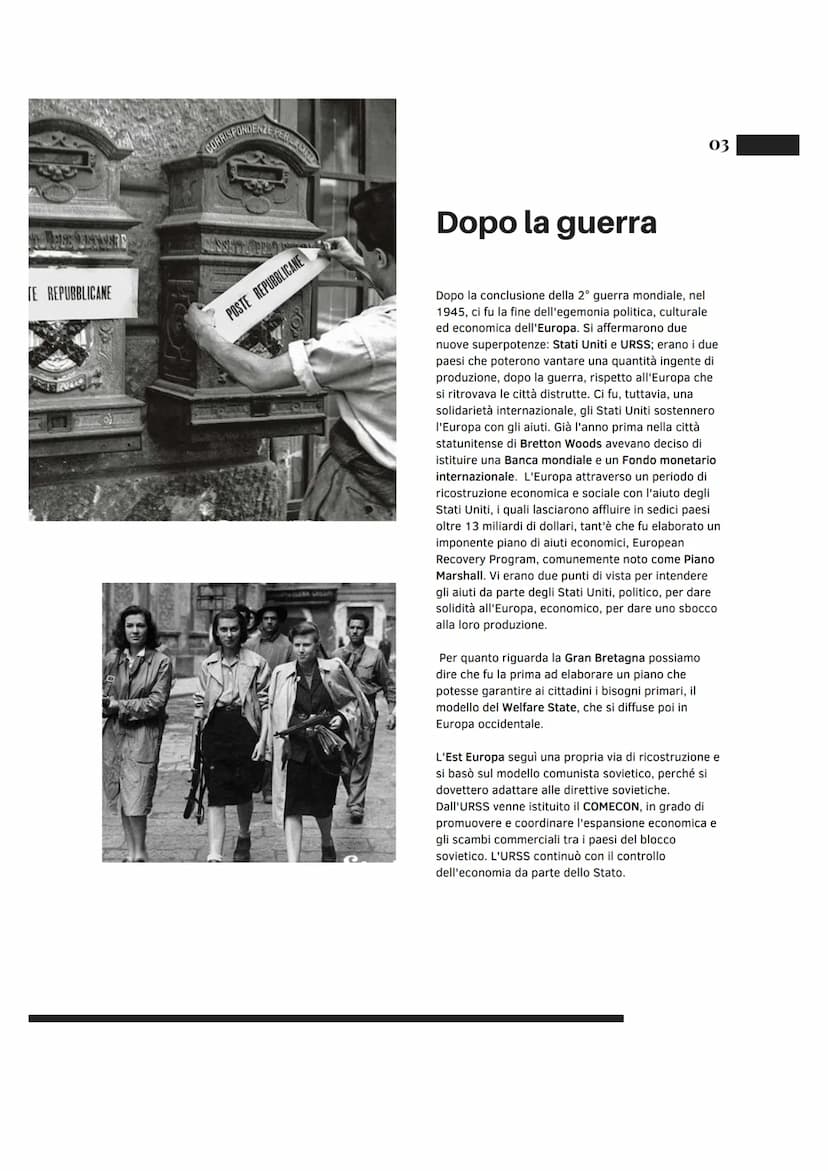 NUMERO 01
GUERRA FREDDA
MAY
CLARA CORNACCHIA
BERLINER-NOT-PROGRAMA
MARSHALL-PLAN-HILFE INDICE DEI
Contenuti
03
04
07
08
09
La ricostruzione 