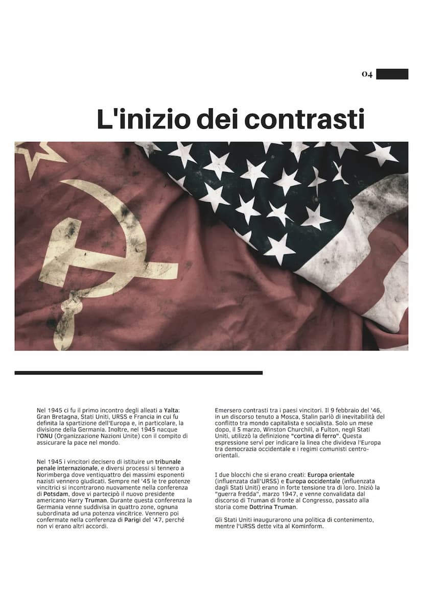 NUMERO 01
GUERRA FREDDA
MAY
CLARA CORNACCHIA
BERLINER-NOT-PROGRAMA
MARSHALL-PLAN-HILFE INDICE DEI
Contenuti
03
04
07
08
09
La ricostruzione 
