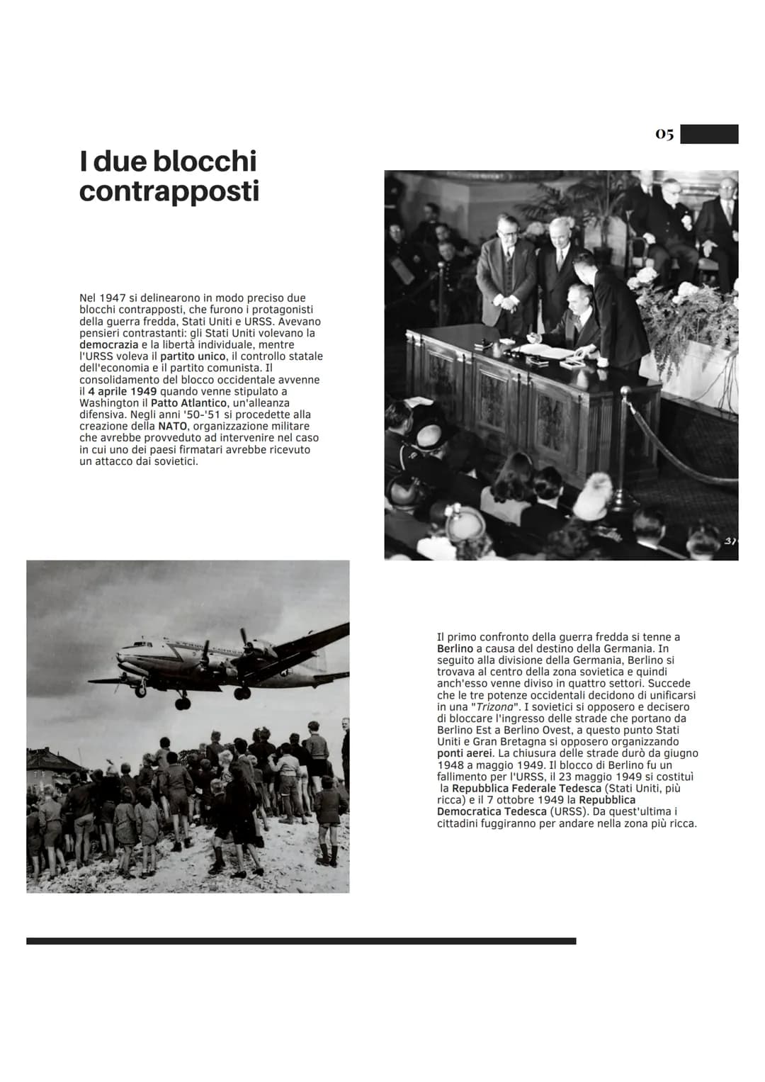 NUMERO 01
GUERRA FREDDA
MAY
CLARA CORNACCHIA
BERLINER-NOT-PROGRAMA
MARSHALL-PLAN-HILFE INDICE DEI
Contenuti
03
04
07
08
09
La ricostruzione 
