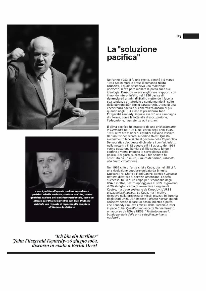 NUMERO 01
GUERRA FREDDA
MAY
CLARA CORNACCHIA
BERLINER-NOT-PROGRAMA
MARSHALL-PLAN-HILFE INDICE DEI
Contenuti
03
04
07
08
09
La ricostruzione 