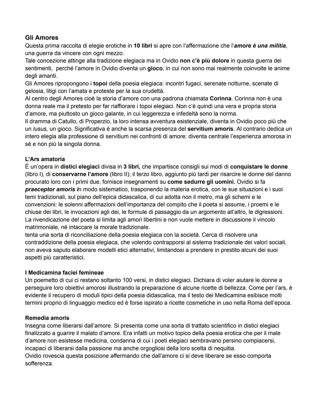 Ovidio
Publio Ovidio Nasone nacque a Sulmona (Abruzzo) nel 43 a.C. Apparteneva ad una agiata famiglia
equestre che gli permise di intraprend