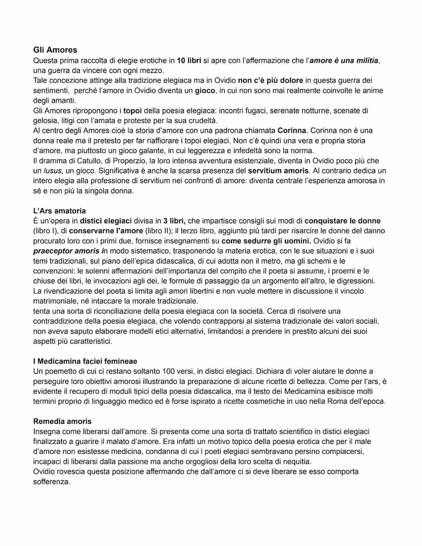 Ovidio
Publio Ovidio Nasone nacque a Sulmona (Abruzzo) nel 43 a.C. Apparteneva ad una agiata famiglia
equestre che gli permise di intraprend
