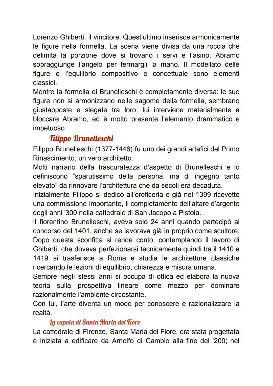 # PRIMO RINASCIMENTO

Il termine Rinascimento viene utilizzato per la prima volta da
Giorgio Vasari nella metà del XVI secolo, per sottoline