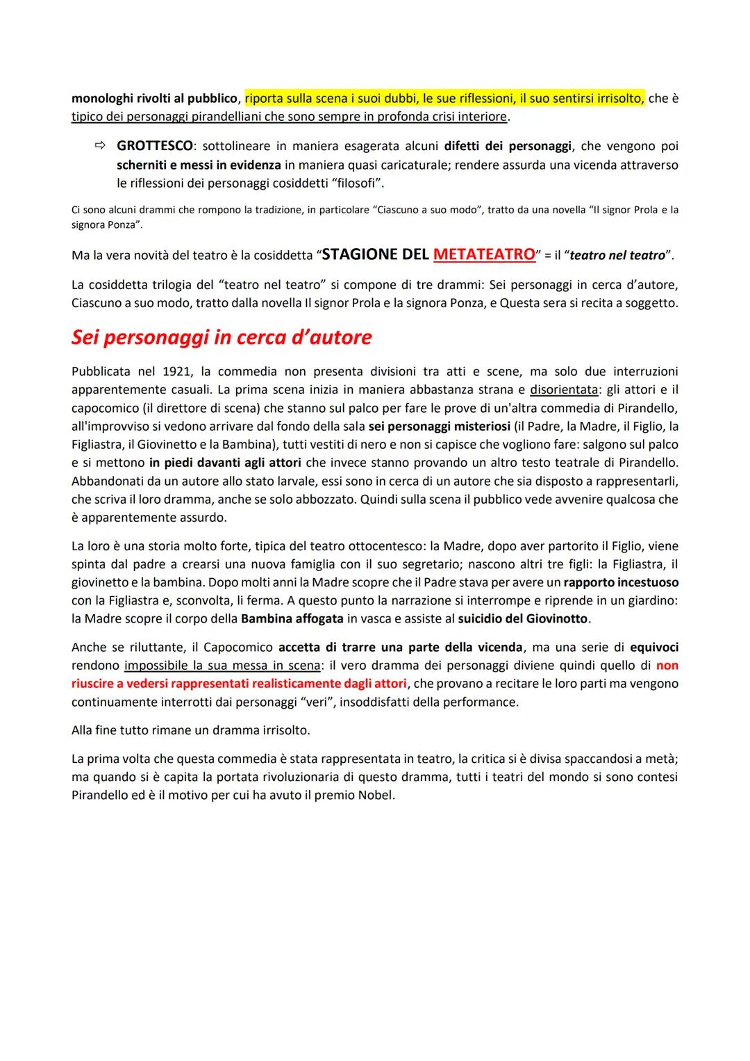 # PIRANDELLO E IL TEATRO

Pirandello è ricordato in particolare per il teatro, per l'innovazione che ha portato nel genere drammatico il
tea