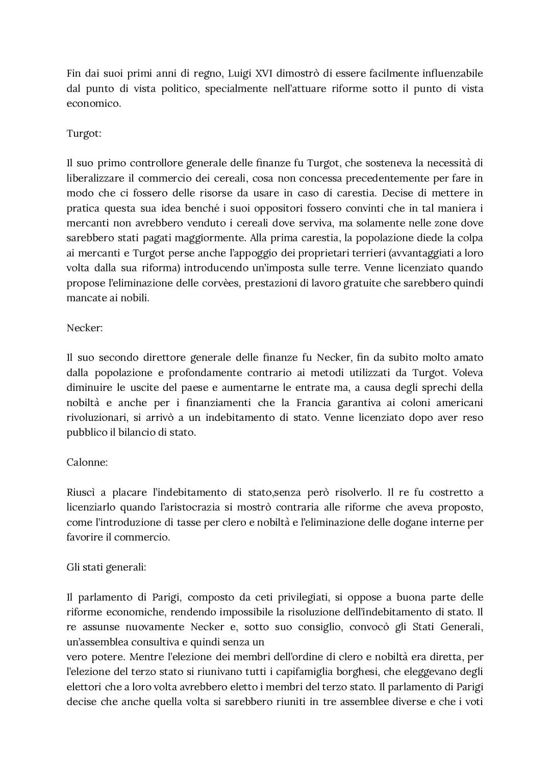 Rivoluzione Francese: Cause, Conseguenze e Dichiarazione dei Diritti dell'Uomo