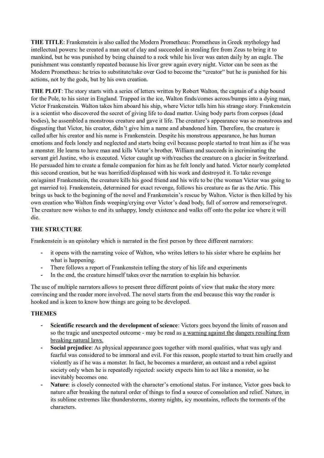 # GOTHIC NOVEL

The birth of the novel in the eighteenth century was connected to the rise of the middle class who wanted to
read about them