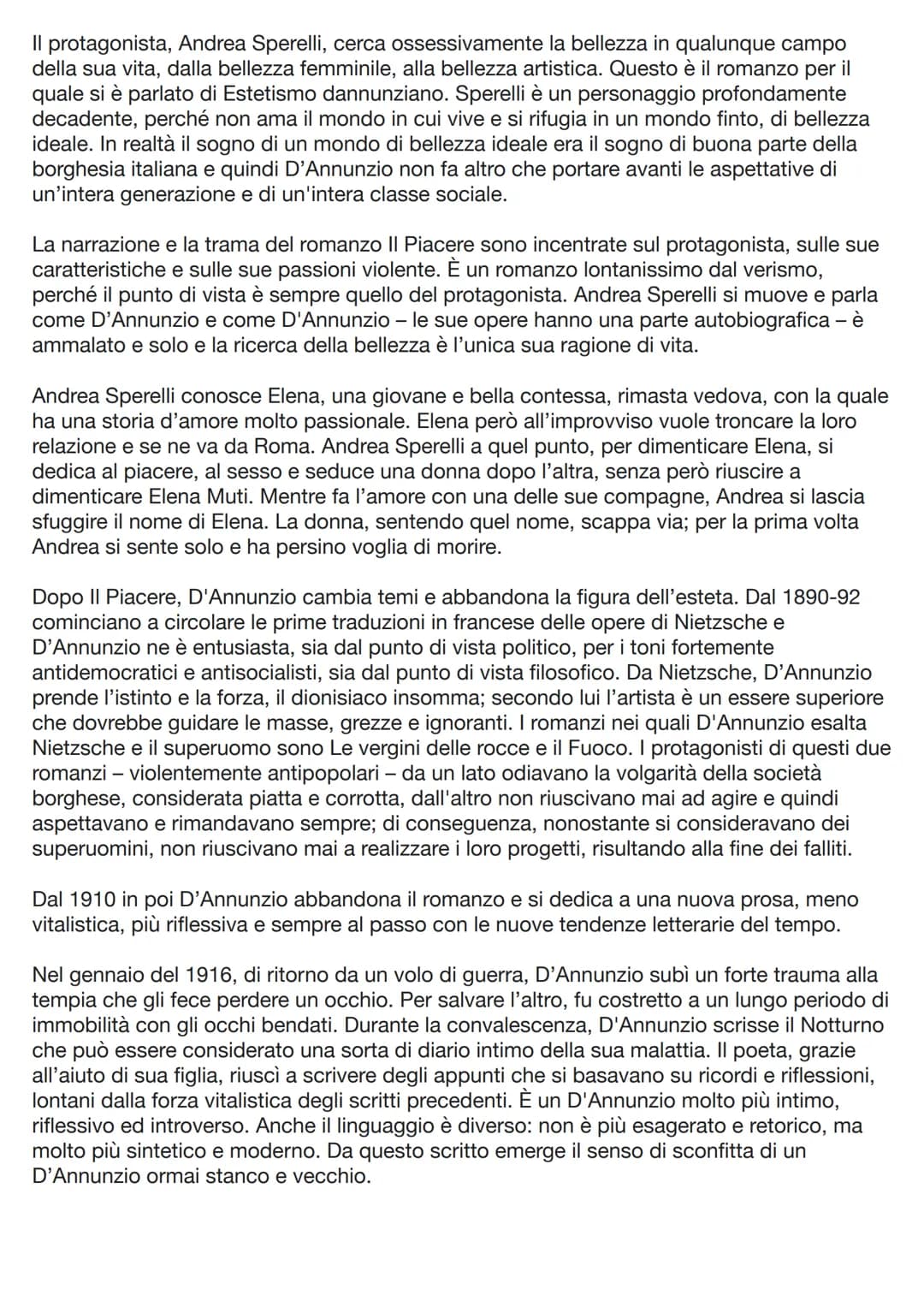 S
GABRIELE
D'ANNUNZIO
Gabriele D'Annunzio ha incarnato il prototipo
dell'uomo decadente: colto, raffinato, amante del
lusso sfrenato, dell'a