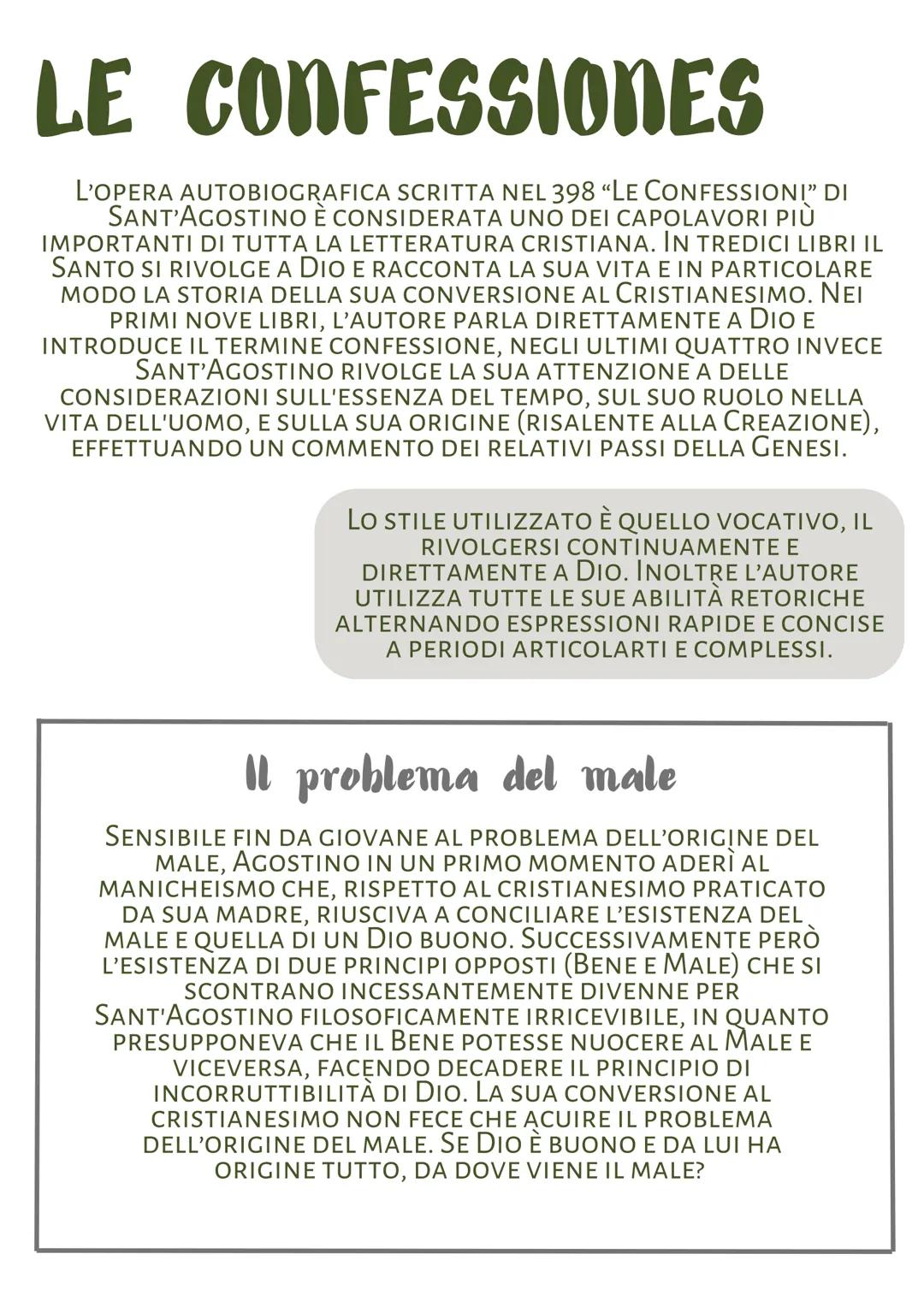 SANT'AGOSTINO
LA VITA
AURELIO AGOStino nacque a TagASTE IN NUMIDIA (ODIERNA
ALGERIA) NEL 354.
LA MADRE, MONICA, ERA UNA FERVENTE CRISTIANA M