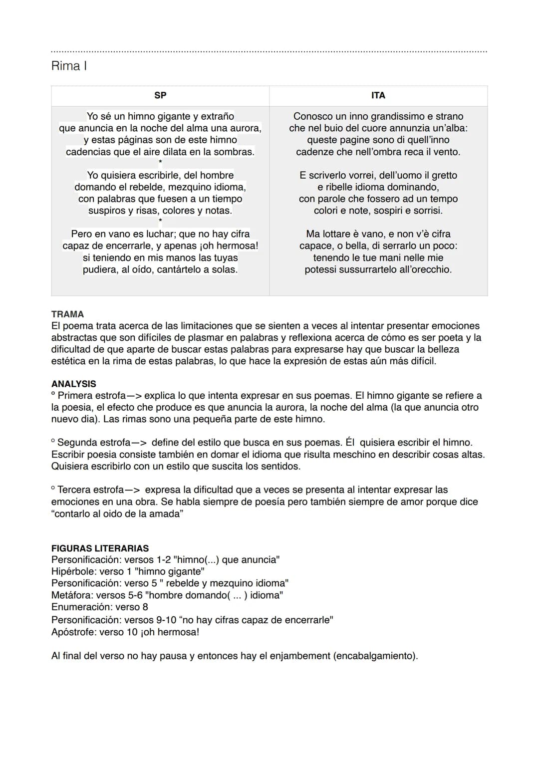 Gustavo Adolfo Bécquer
EXPLICACIÓN
° Bécquer recupera la lirica tradicional porque hay rimas asonantes que son mas difíciles que la
rima con
