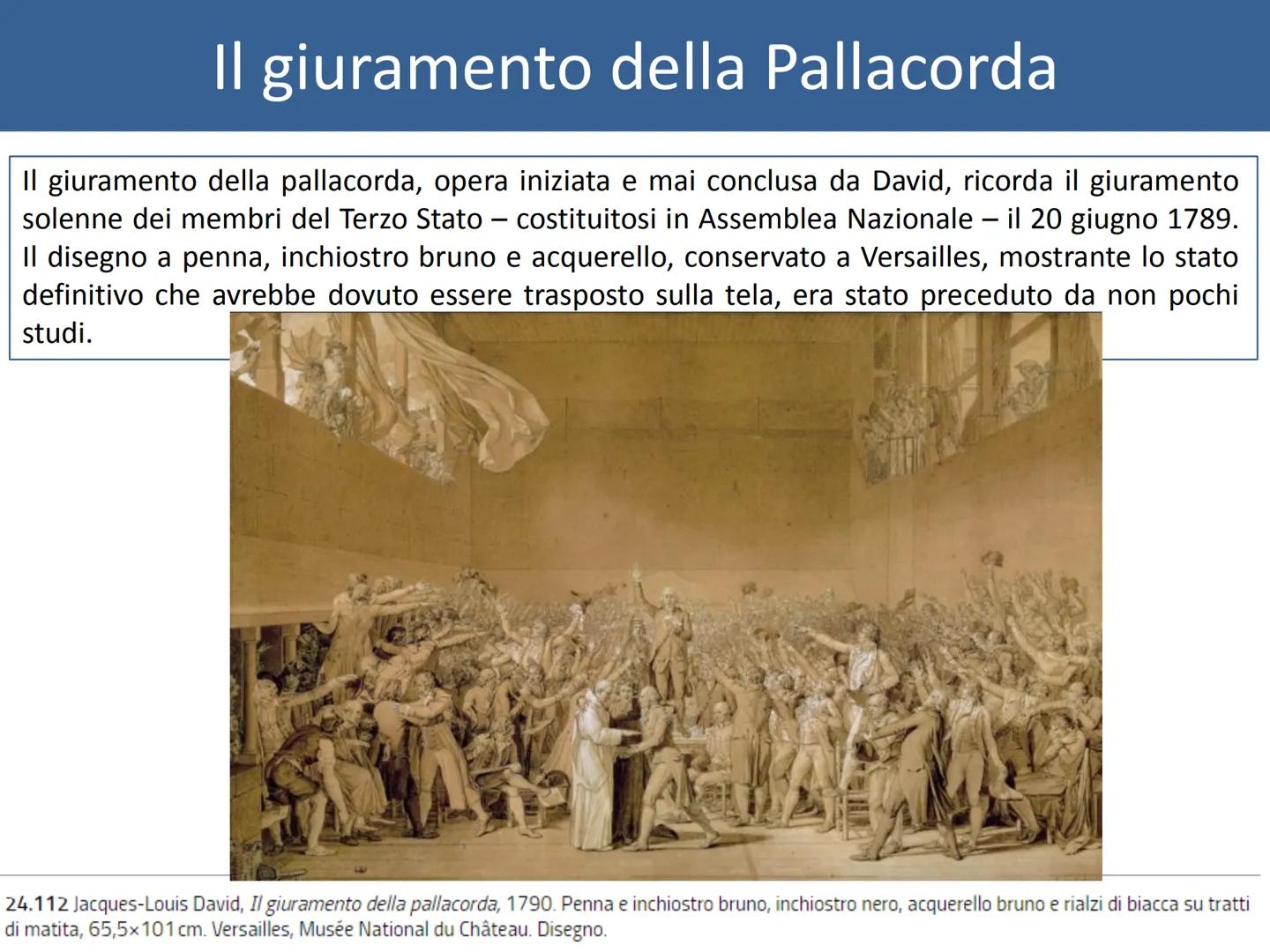 # JACQUES-LOUIS

# DAVID

# (1748-1825) # La passione politica

Jacques-Louis David è il massimo pittore del Neoclassicismo

Profondamente m