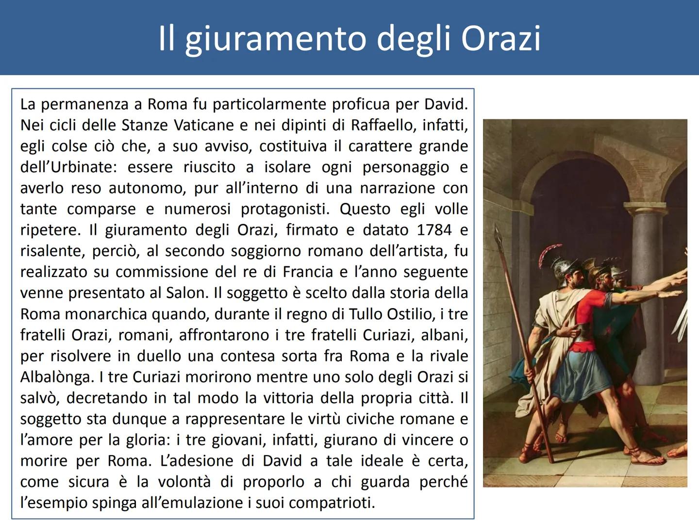 # JACQUES-LOUIS

# DAVID

# (1748-1825) # La passione politica

Jacques-Louis David è il massimo pittore del Neoclassicismo

Profondamente m