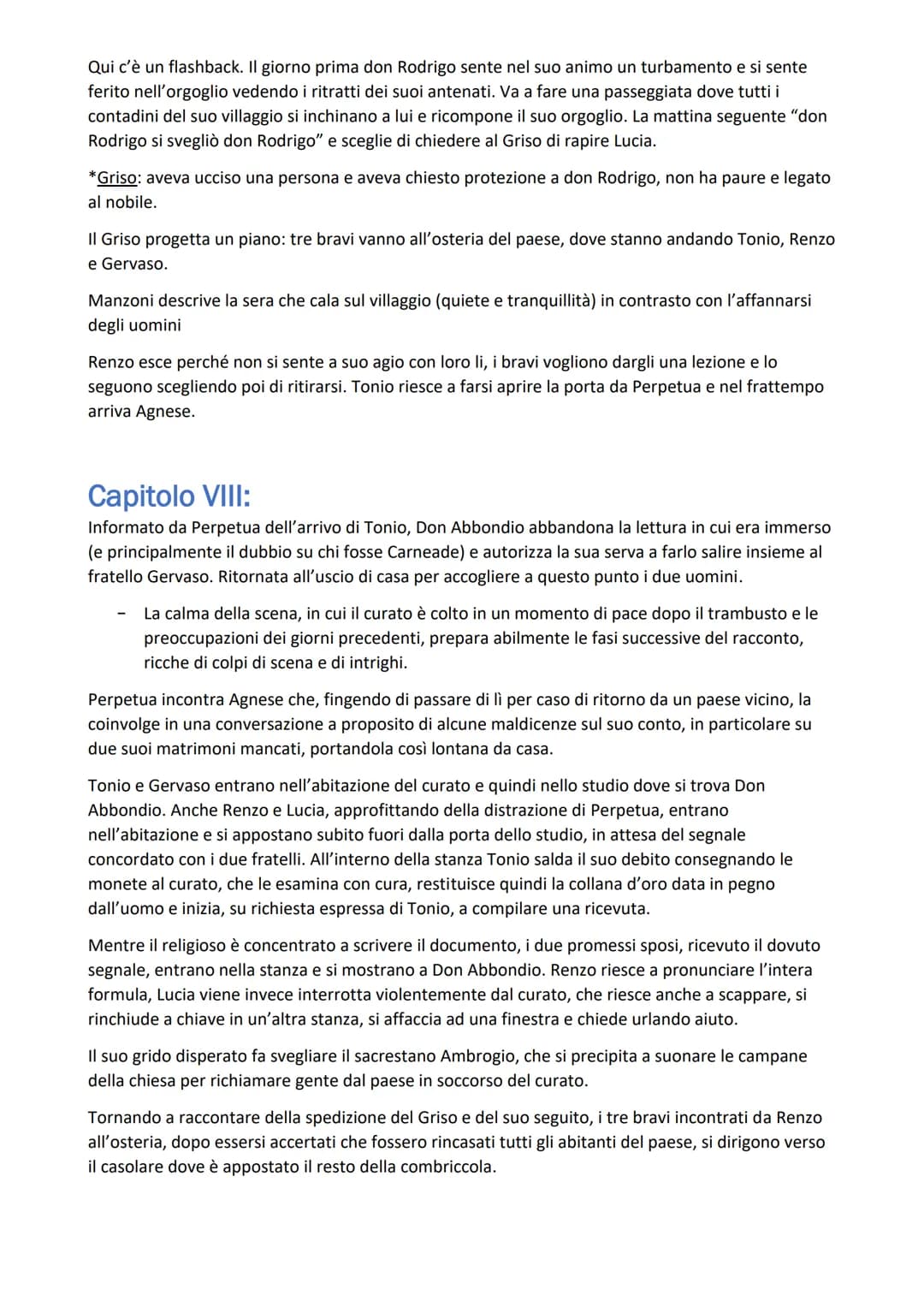 
<h2 id="capitoloiiii">Capitolo I-III</h2>
<p>Il capitolo III inizia con la confessione di Lucia che racconta mentre piange cosa le è accadu