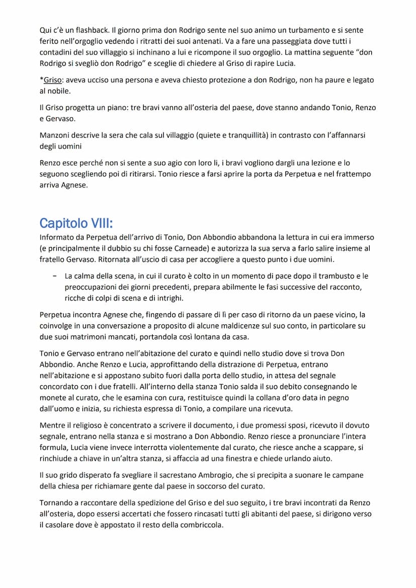 
<h2 id="capitoloiiii">Capitolo I-III</h2>
<p>Il capitolo III inizia con la confessione di Lucia che racconta mentre piange cosa le è accadu