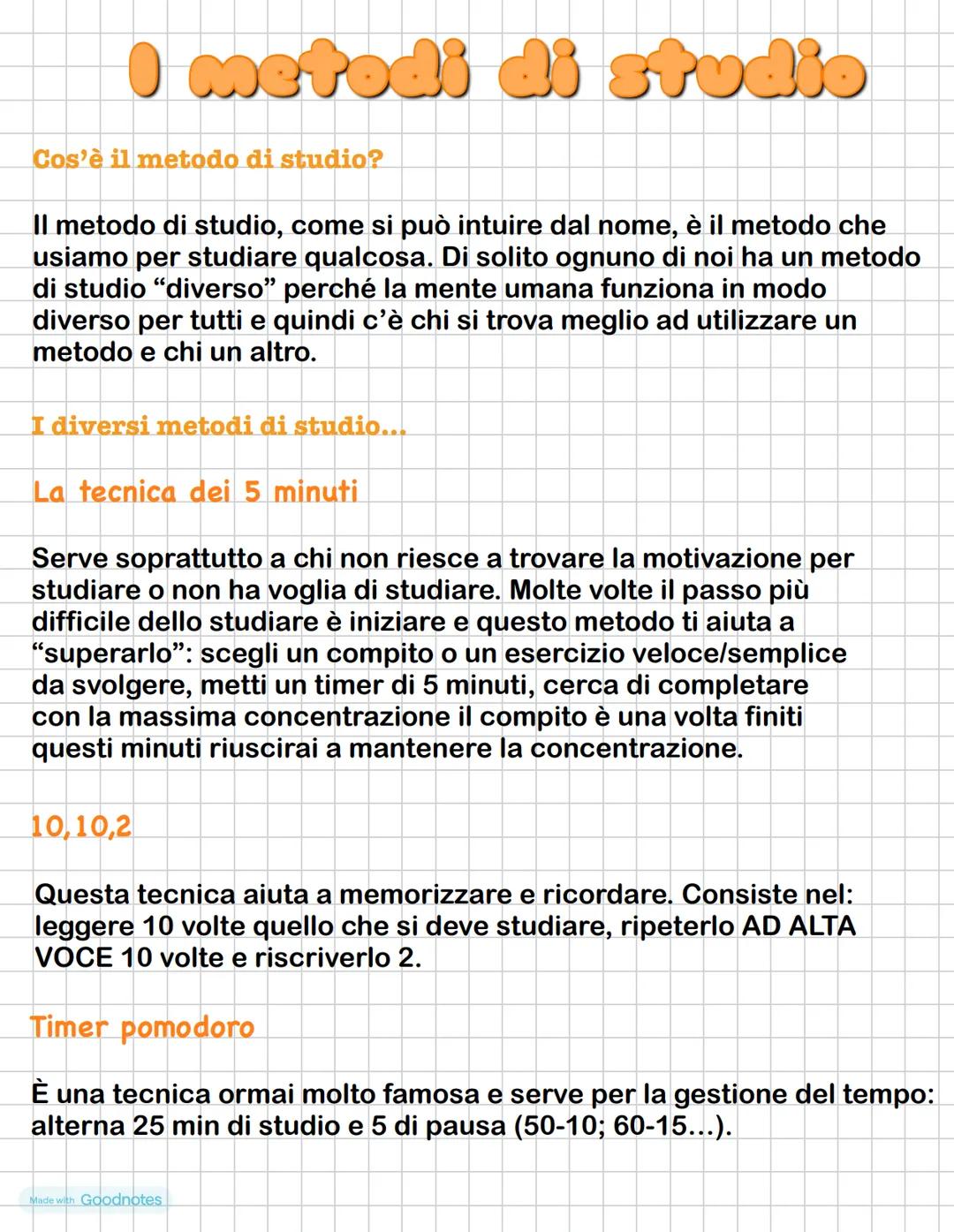 I migliori metodi di studio per studenti