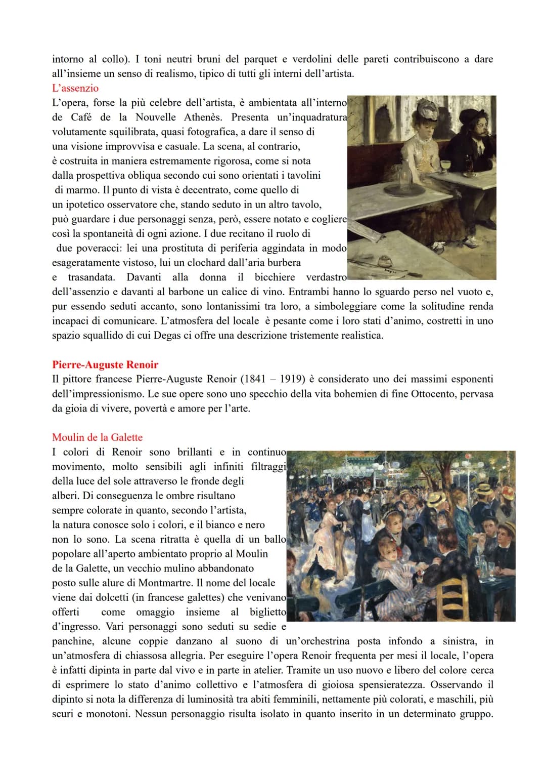 IMPRESSIONISMO
L'Impressionismo è una corrente artistica nata a Parigi tra il 1860 e il 1870 durata fino ai primi anni
del Novecento e origi