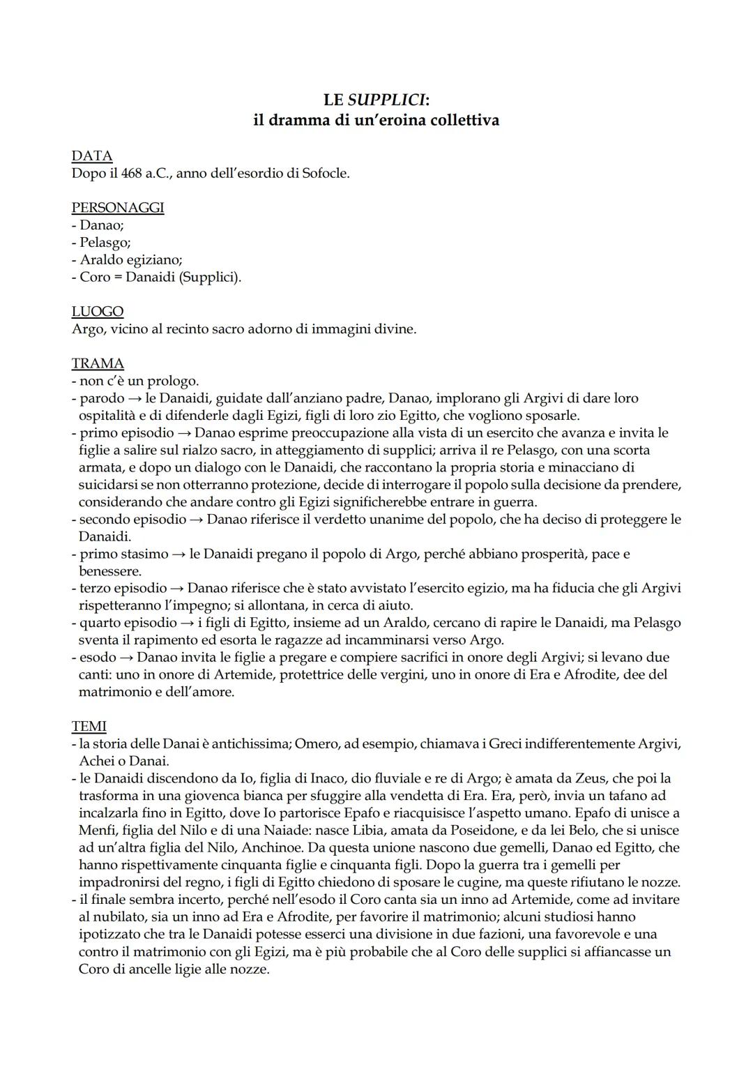 ESCHILO
VITA
- nasce ed Eleusi, ad una ventina di chilometri da Atene, intorno al 525 a.C.
- una tradizione lo vuole iniziato ai misteri ele