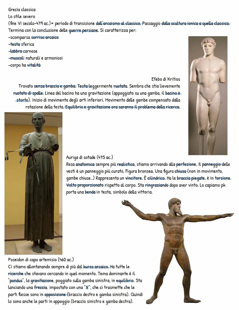 artegreca
Periodizazzione riflette l'evoluzione dell'arte (periodo arcaico-periodo classico-ellenistico). Il momento "clue" è stato
il perio