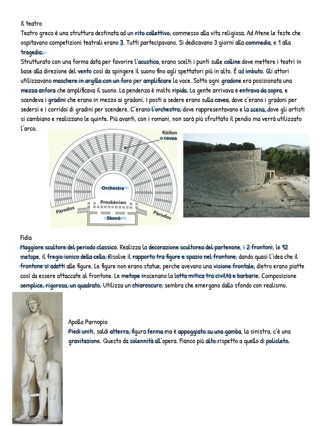 artegreca
Periodizazzione riflette l'evoluzione dell'arte (periodo arcaico-periodo classico-ellenistico). Il momento "clue" è stato
il perio