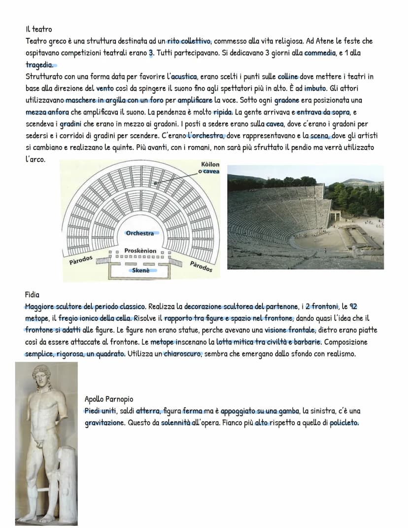 artegreca
Periodizazzione riflette l'evoluzione dell'arte (periodo arcaico-periodo classico-ellenistico). Il momento "clue" è stato
il perio