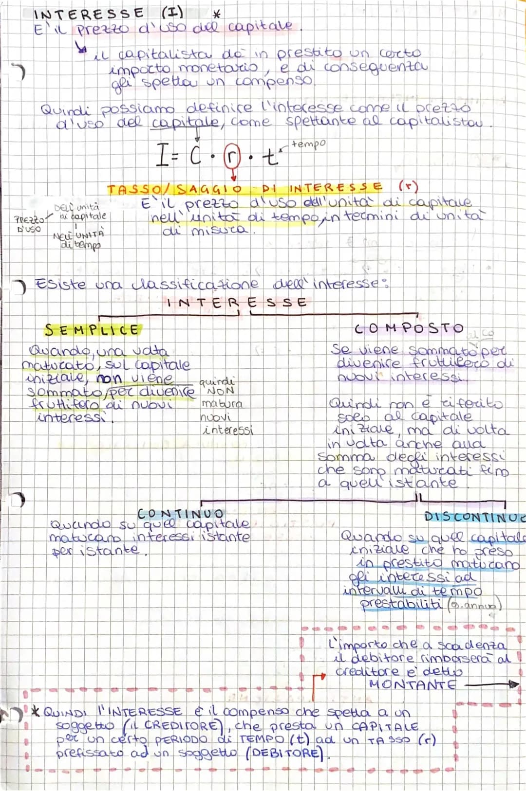 Interesse Semplice e Composto per Ragazzi - PDF e Formule