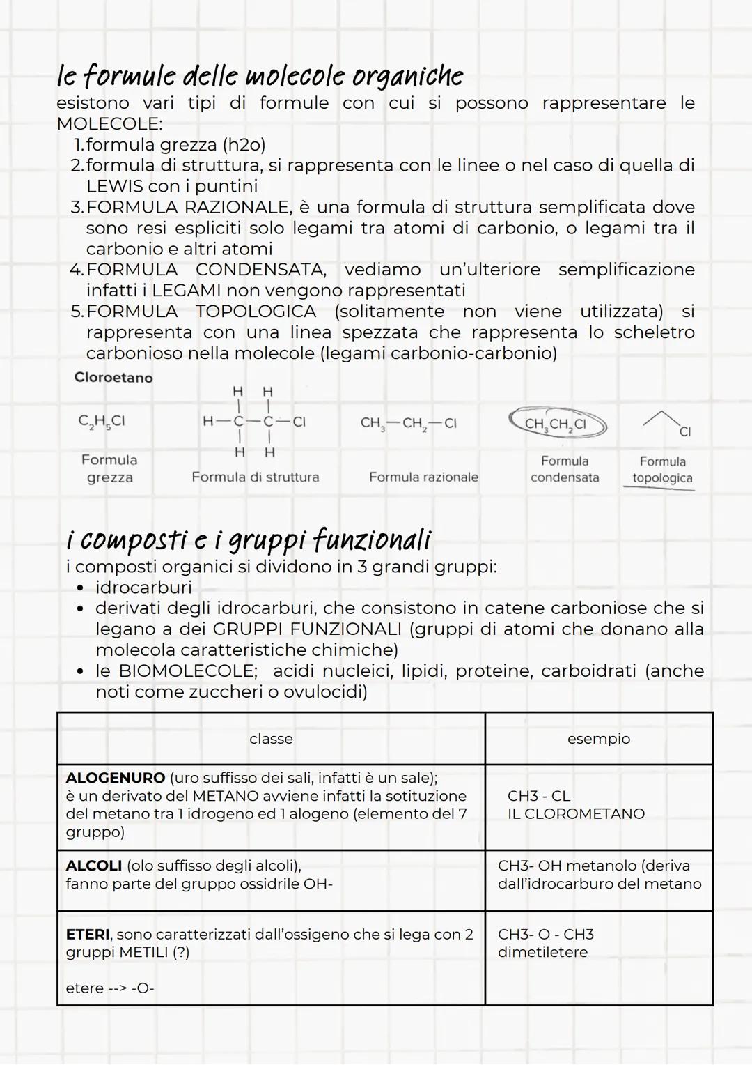 Riassunti Scienze
O
la Chimica Organica
Nella tavola periodica il carbonio è il secondo elemento (dopo l'idrogeno) che
forma più LEGAMI, di 