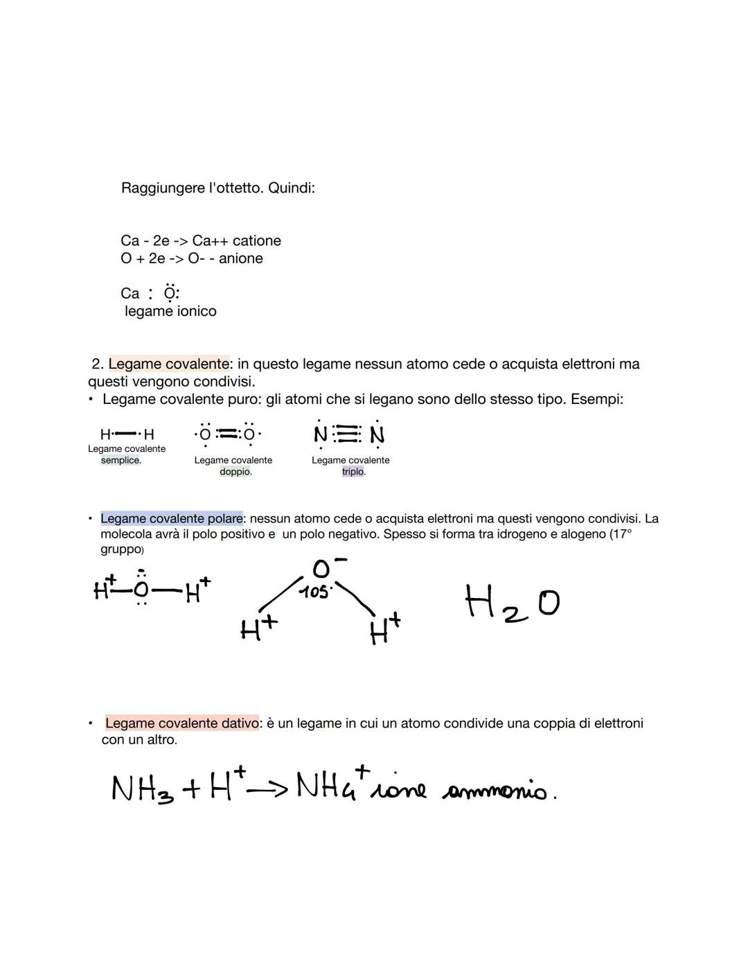 Legami chimici
Il legame chimico è una forza di
attrazione tra atomi.
Si classificano in:
Legame ionico
• Legame covalente
Legame idrogeno
L