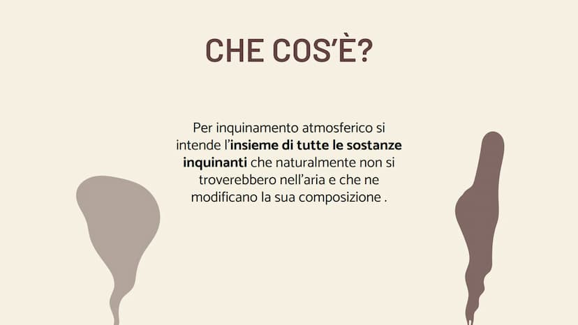 INQUINAMENTO
ATMOSFERICO
Effetto serra e
surriscaldamento globale ARGOMENTI TRATTATI
| 01 |
INQUINAMENTO
ATMOSFERICO
03
EFFETTO SERRA
| 02 |