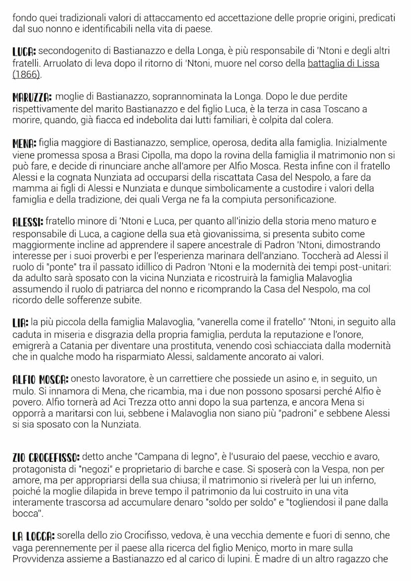 i mala voglia
RIASSUNTO ESTREMO
Malavoglia è il soprannome dispregiativo dei Toscano, una famiglia di pescatori di Aci
Trezza, in Sicilia.
C
