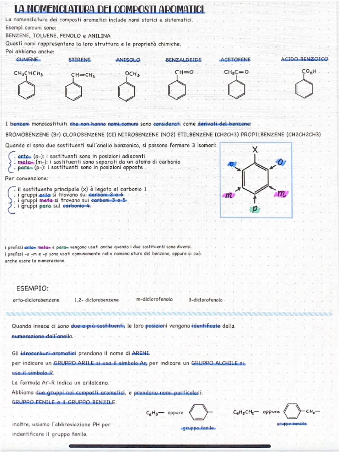 I COMPOSTI AROMATICI
OLENE
Il benzene è la principale molecola che costituisce gli aromatici;
vengono definiti aromatici non per il laro aro