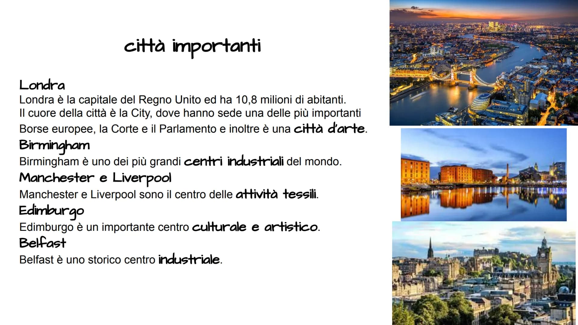 Scopri il Regno Unito: città, fiumi, laghi e tanto altro!