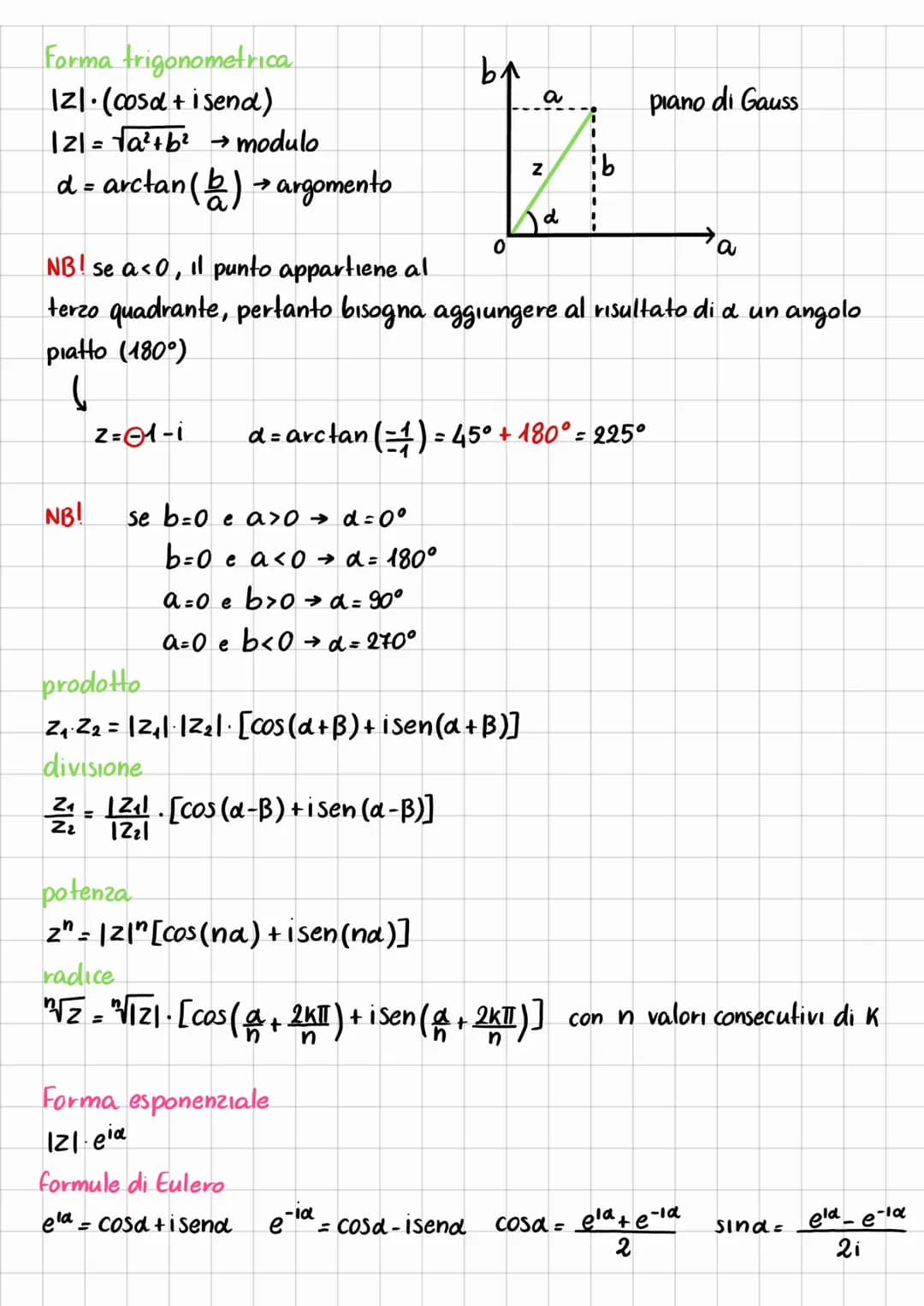 I NUMERI COMPLESSI
Un numero complesso é una coppia ordinata (a; b) di numeri reali con
a parte reale
b→ parte immaginaria
somma in C
(a, b)