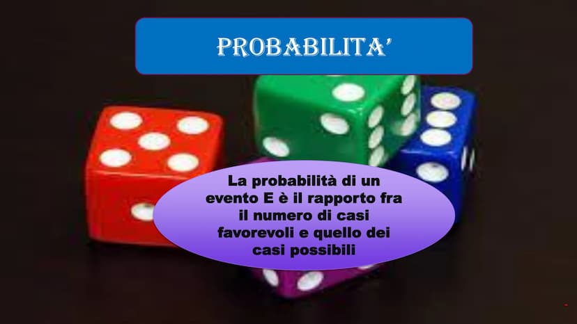 b
00 here
8
CALCOLO COMBINATORIO E PROBABILITA
b² CALCOLO COMBINATORIO
studia i modi per raggruppare e ordinare
secondo determinate regole g