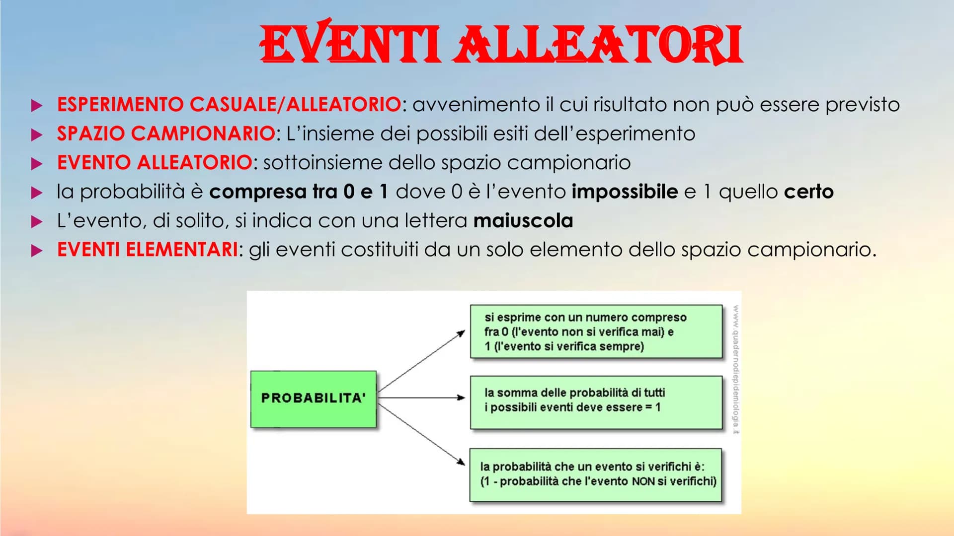 b
00 here
8
CALCOLO COMBINATORIO E PROBABILITA
b² CALCOLO COMBINATORIO
studia i modi per raggruppare e ordinare
secondo determinate regole g