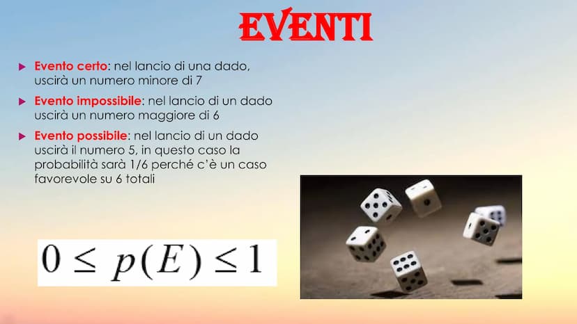 b
00 here
8
CALCOLO COMBINATORIO E PROBABILITA
b² CALCOLO COMBINATORIO
studia i modi per raggruppare e ordinare
secondo determinate regole g