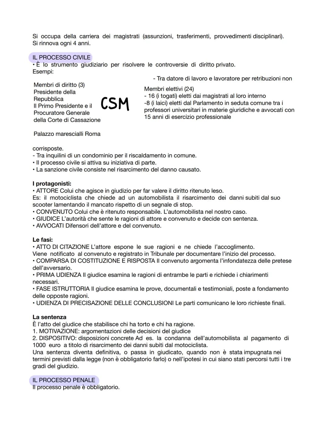LA MAGISTRATURA
• Lo Stato esercita il potere giudiziario tramite la Magistratura.
• La Magistratura è costituita dall'insieme dei giudici o