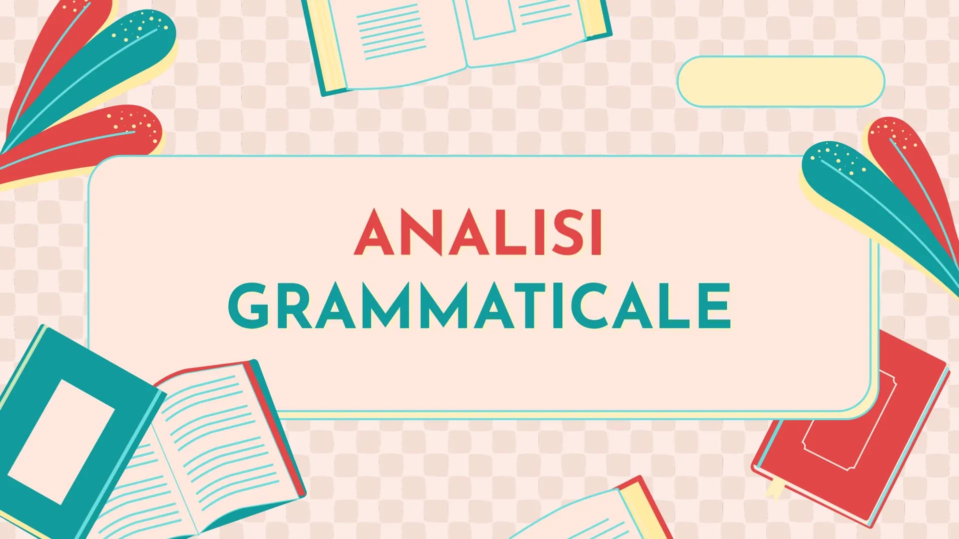 ANALISI
GRAMMATICALE LE PARTI DEL DISCORSO
01
60
02
PARTI VARIABILI
PARTI INVARIABILI V
01
LE PARTI VARIABILI
articoli, nomi, aggettivi, pro