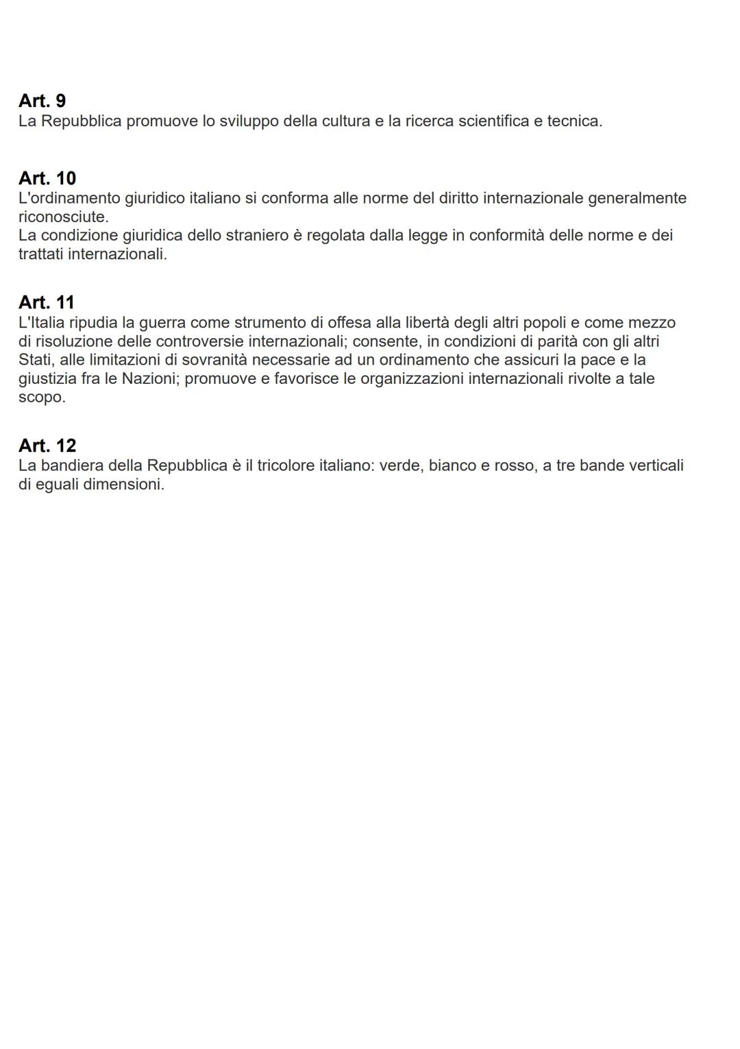 # Principi fondamentali

Art. 1
L'Italia è una Repubblica democratica, fondata sul lavoro.
La sovranità appartiene al popolo, che la esercit