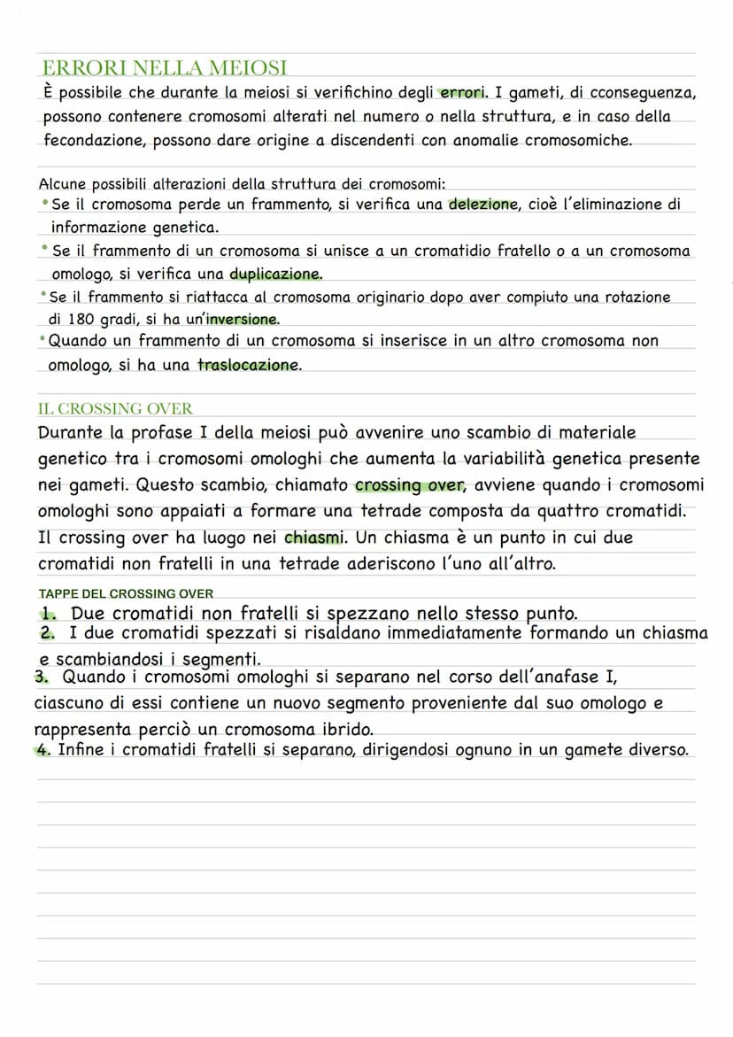 Quando una cellula va incontro alla riproduzione o divisione cellulare, le due cellule figlie
prodotte sono geneticamente identiche fra loro
