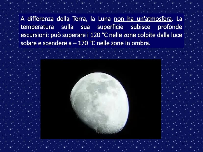 LA LUNA LA LUNA E I SUOI MOVIMENTI
La Luna è l'unico satellite naturale della Terra. È il corpo
celeste più vicino a noi, ben visibile a occ