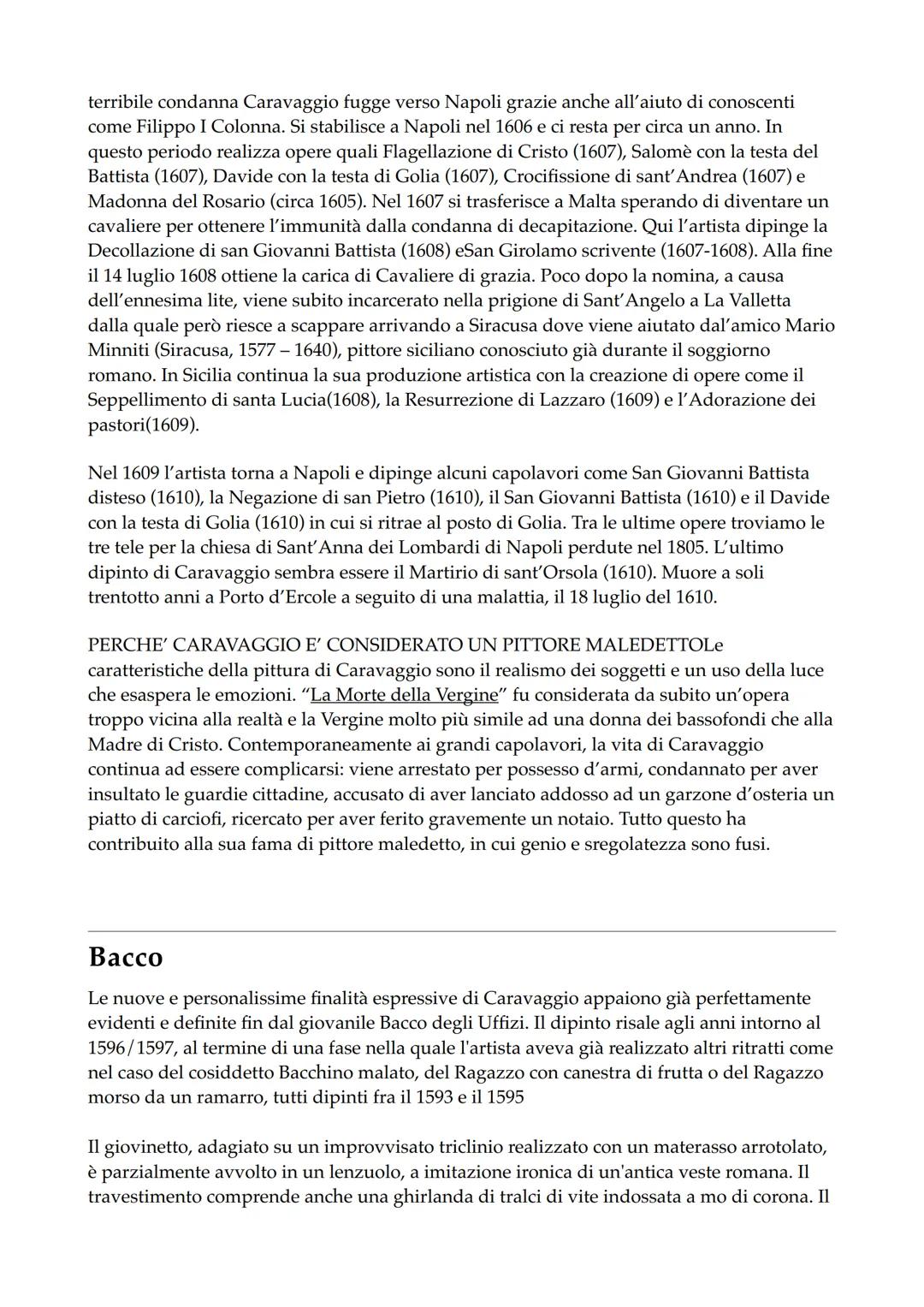 # LA BIOGRAFIA DI CARAVAGGIO

Michelangelo Merisi detto Caravaggio è nato il 29 settembre 1571 a Milano (e non nel
paese di Caravaggio nel b