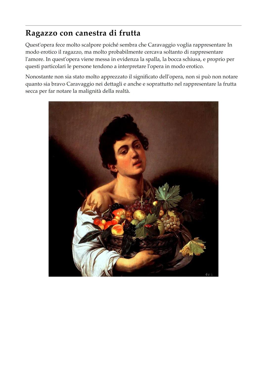 # LA BIOGRAFIA DI CARAVAGGIO

Michelangelo Merisi detto Caravaggio è nato il 29 settembre 1571 a Milano (e non nel
paese di Caravaggio nel b