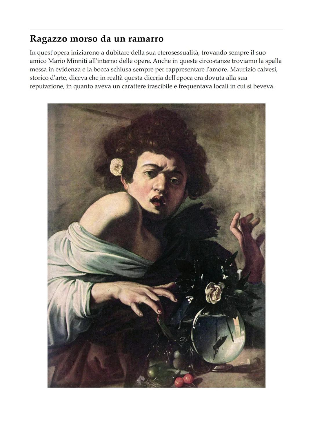 # LA BIOGRAFIA DI CARAVAGGIO

Michelangelo Merisi detto Caravaggio è nato il 29 settembre 1571 a Milano (e non nel
paese di Caravaggio nel b