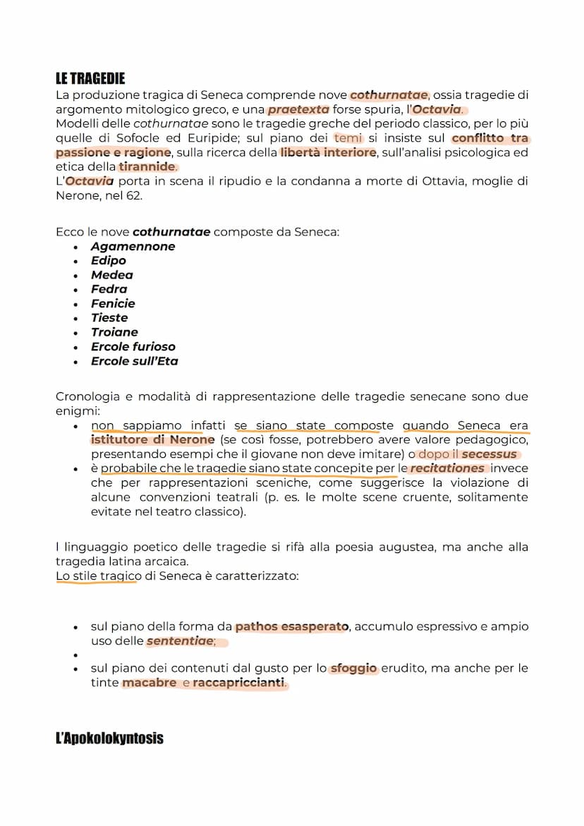SENECA
Lucio Anneo Seneca nasce a Cordova probabilmente nel 4 d.c. da una ricca
famiglia provinciale. A Roma riceve la sua formazione retori