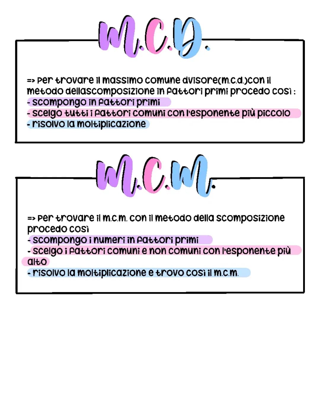M.C.D e M.C.m